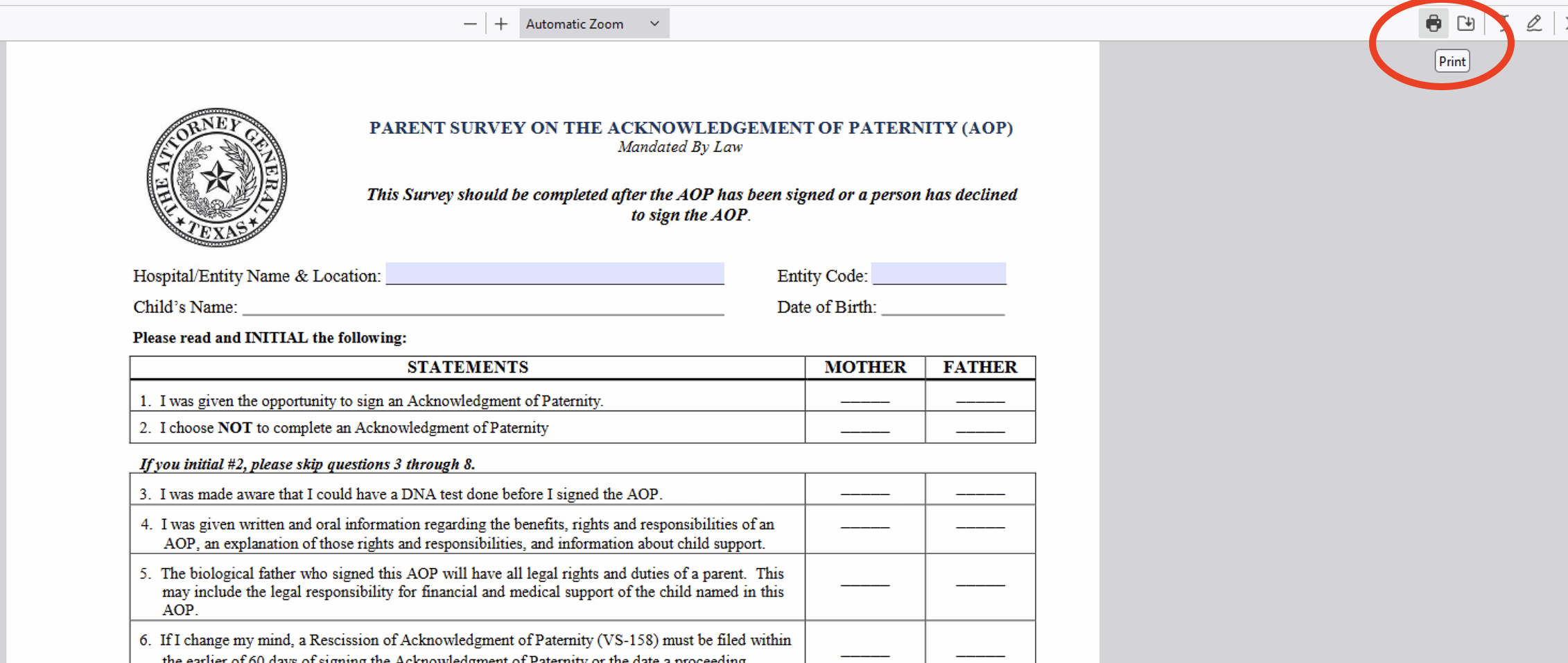 Screenshot showing how to print from a file